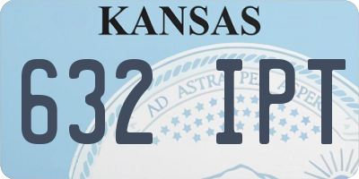 KS license plate 632IPT