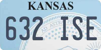 KS license plate 632ISE