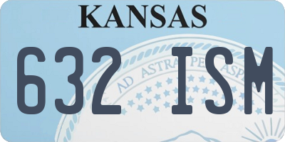 KS license plate 632ISM