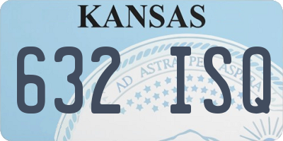 KS license plate 632ISQ