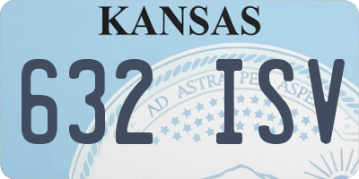 KS license plate 632ISV