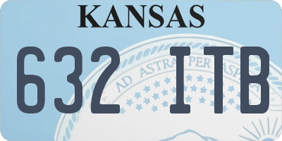 KS license plate 632ITB