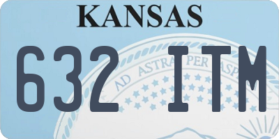 KS license plate 632ITM