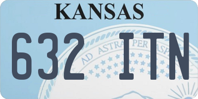 KS license plate 632ITN