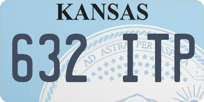 KS license plate 632ITP