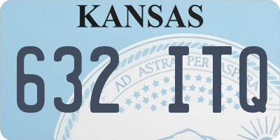 KS license plate 632ITQ