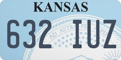 KS license plate 632IUZ