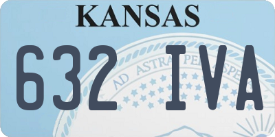 KS license plate 632IVA