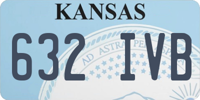 KS license plate 632IVB