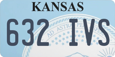 KS license plate 632IVS