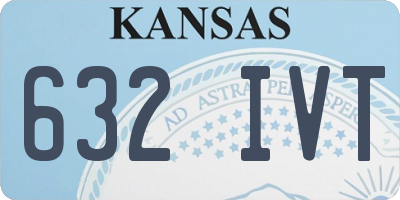 KS license plate 632IVT