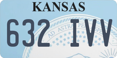 KS license plate 632IVV