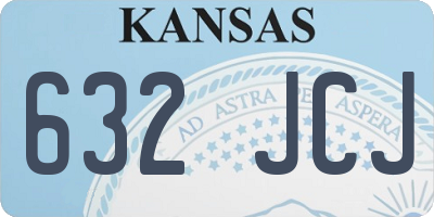 KS license plate 632JCJ