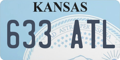 KS license plate 633ATL