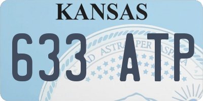 KS license plate 633ATP