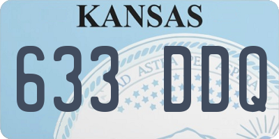 KS license plate 633DDQ