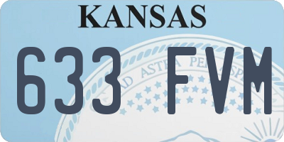 KS license plate 633FVM