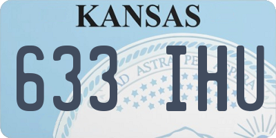 KS license plate 633IHU