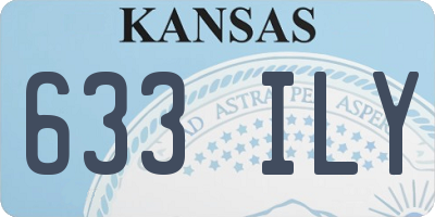 KS license plate 633ILY