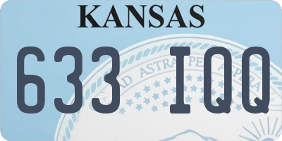 KS license plate 633IQQ