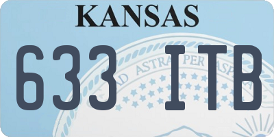 KS license plate 633ITB