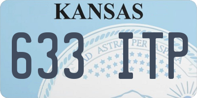 KS license plate 633ITP