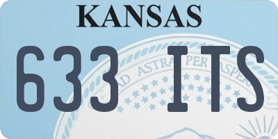 KS license plate 633ITS