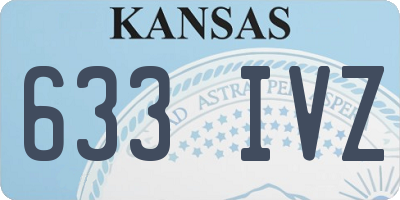KS license plate 633IVZ