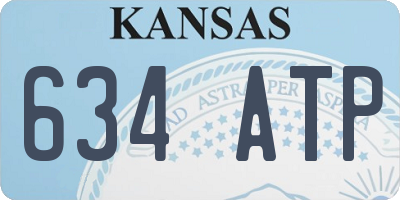 KS license plate 634ATP