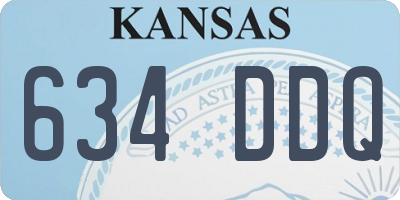 KS license plate 634DDQ