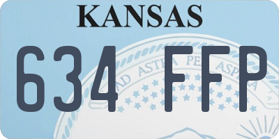 KS license plate 634FFP