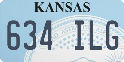 KS license plate 634ILG