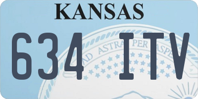 KS license plate 634ITV