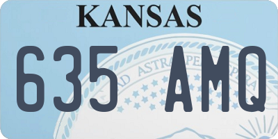 KS license plate 635AMQ