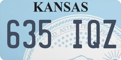 KS license plate 635IQZ