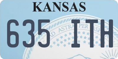 KS license plate 635ITH