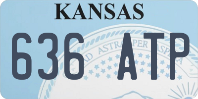 KS license plate 636ATP