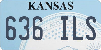 KS license plate 636ILS