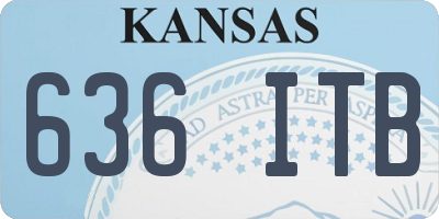 KS license plate 636ITB
