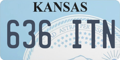KS license plate 636ITN