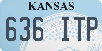 KS license plate 636ITP