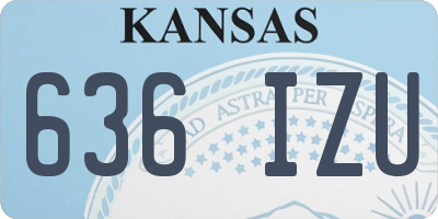 KS license plate 636IZU