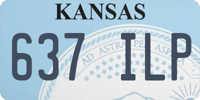 KS license plate 637ILP