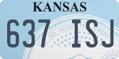 KS license plate 637ISJ