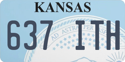 KS license plate 637ITH