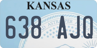 KS license plate 638AJQ