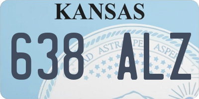 KS license plate 638ALZ
