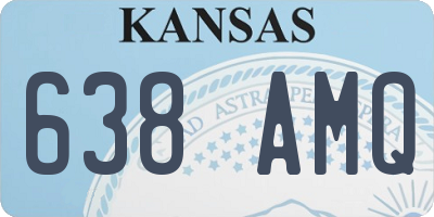KS license plate 638AMQ