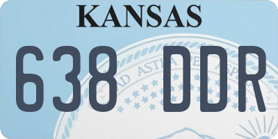 KS license plate 638DDR
