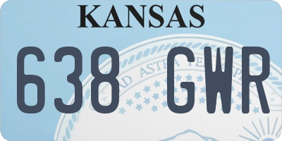 KS license plate 638GWR